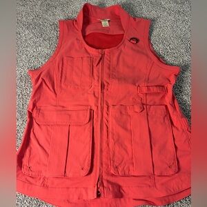 Duluth Trading Co Gardening Utility Vest Women’s Small Red Multi-Pocket